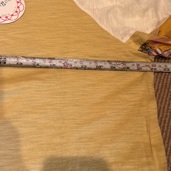 NWT UMGEE ballon floral sleeve colorblock top size S/M - Picture 8 of 11